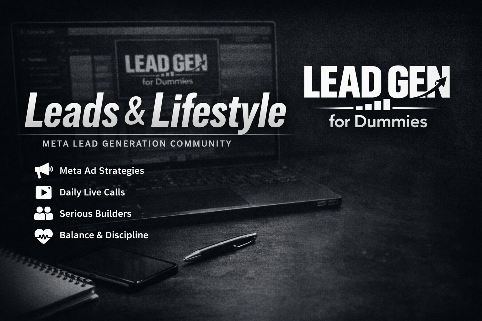 Meta lead generation & life style paid community. (discord)